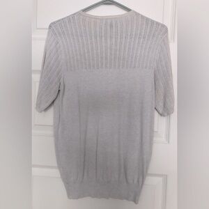 RW&co light grey t-shirt with detailing, size M